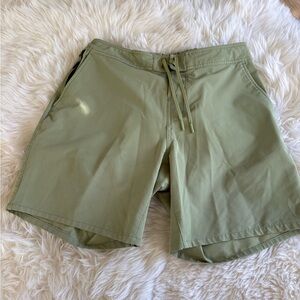 Ten Thousand The Foundation short light Olive Athletic Shorts unlined